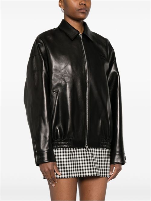 Leather Jacket MIU MIU | MPV94717NHF0002